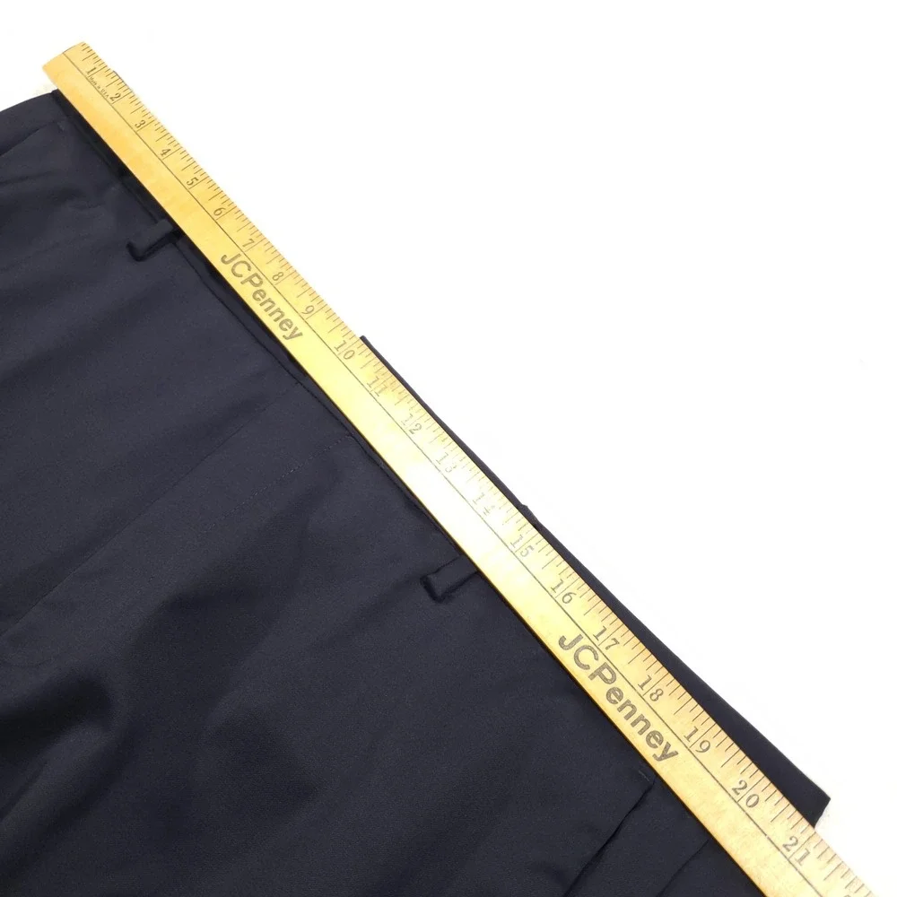 Bonobos2-Piece Suit Men 46R 40 Waist Navy Blue Wool Stretch 2-Button Flat Front